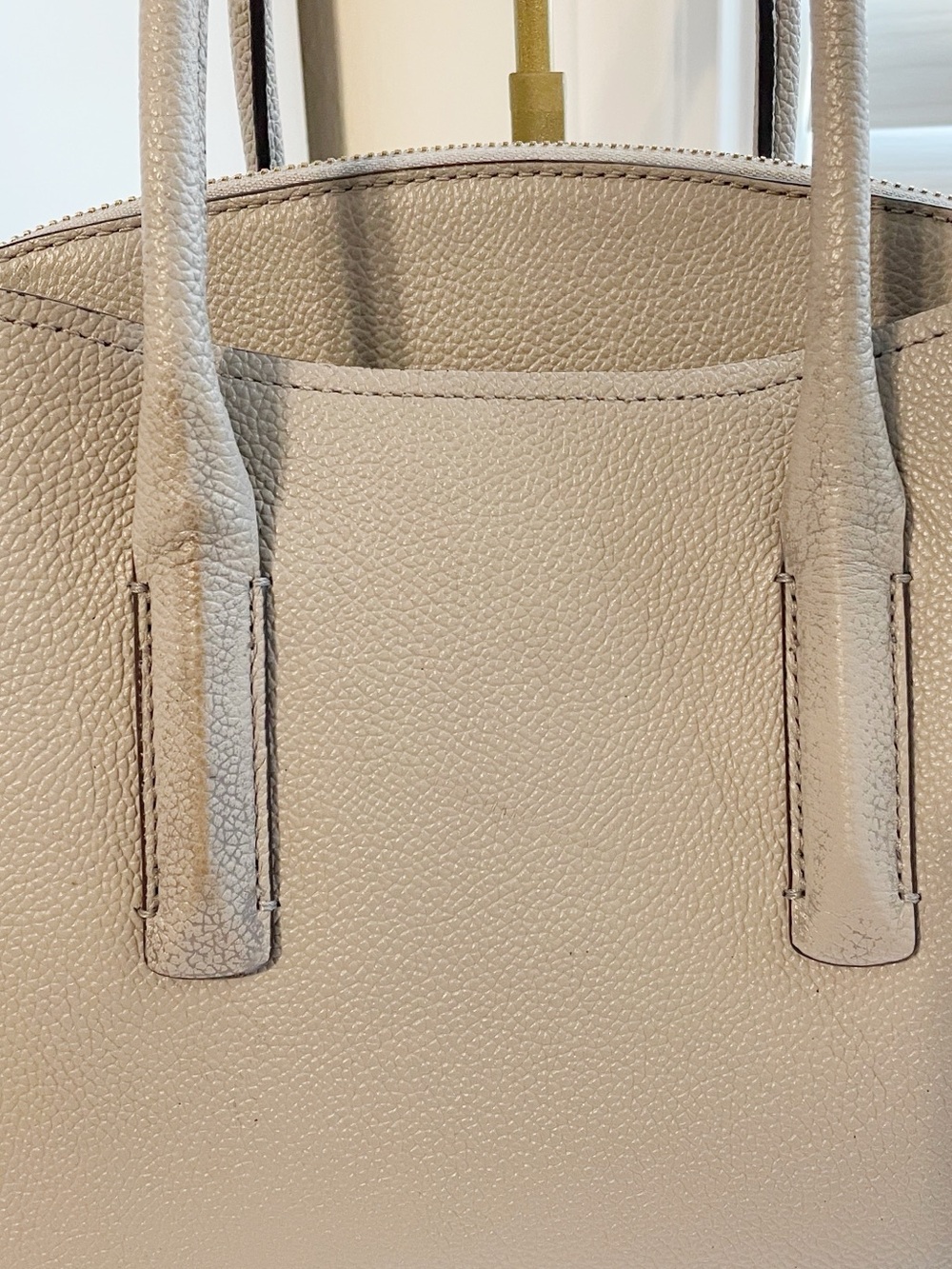 kate spade Pebbled Leather Tote in Grey Taupe - Picture 4 of 12